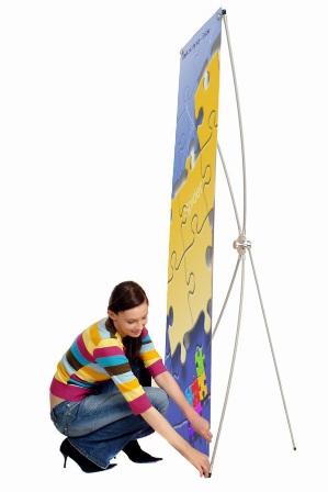 Stojaki pod banery typu Spider  (tzw. paj�czek)